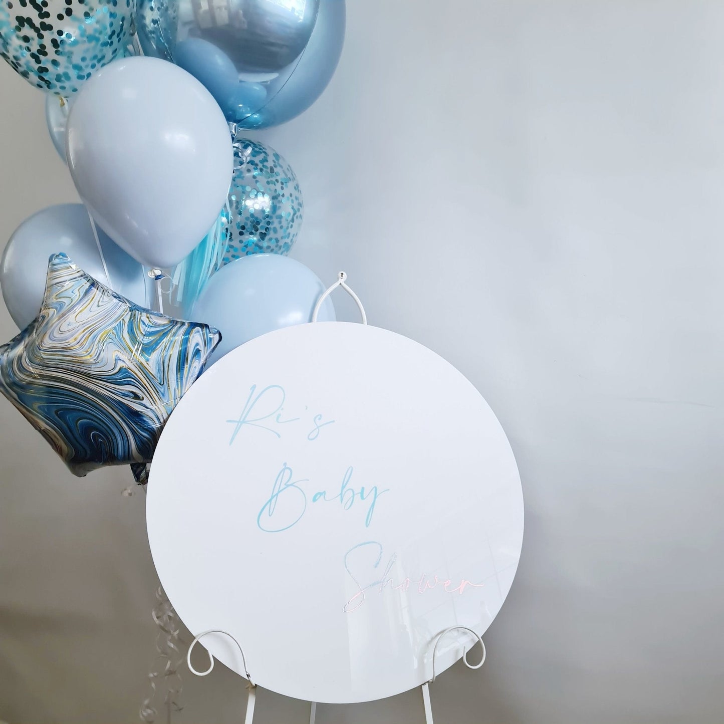 Deluxe Baby Shower Bouquet by UpUpNAwayBalloons