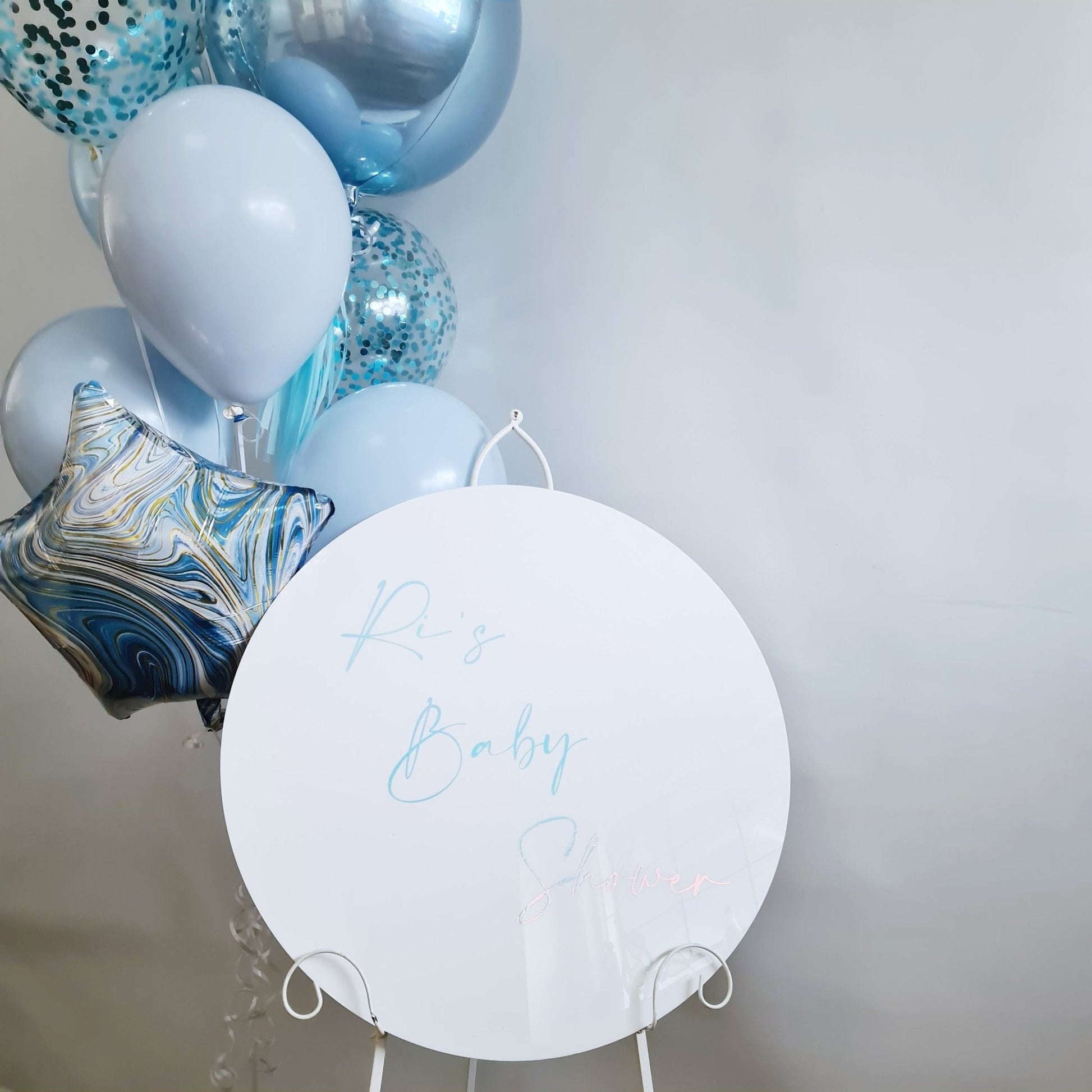 Deluxe Baby Shower Bouquet by UpUpNAwayBalloons