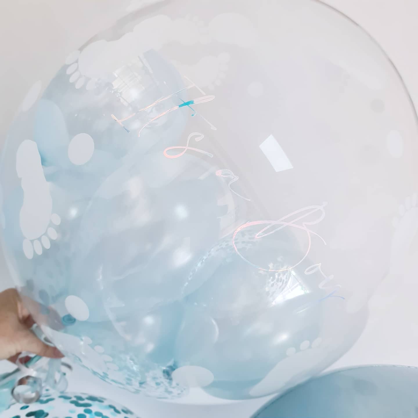 Deluxe Baby Shower Bouquet by UpUpNAwayBalloons