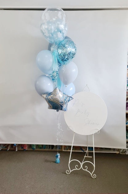 Deluxe Baby Shower Bouquet by UpUpNAwayBalloons