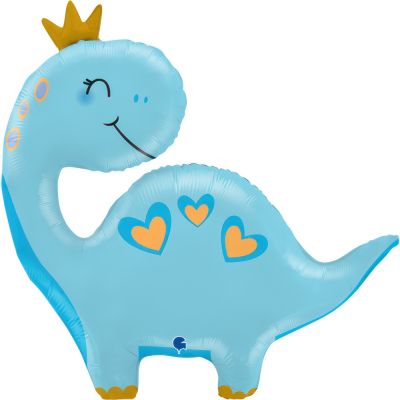 Dinosaur Prince Crown - UpUpNAwayBalloons