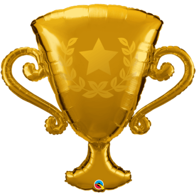 Fancy Gold Trophy Cup - UpUpNAwayBalloons