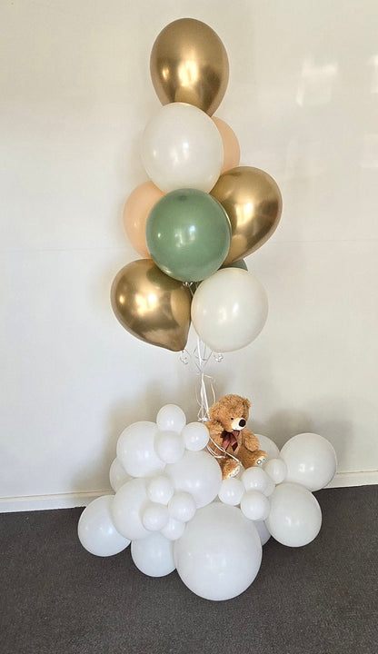 Floating Teddy Bear - UpUpNAwayBalloons