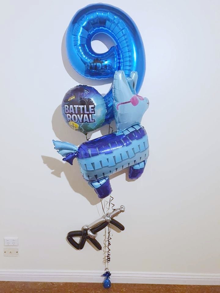 Fortnite / Battle Royal Gaming Bouquet by UpUpNAwayBalloons