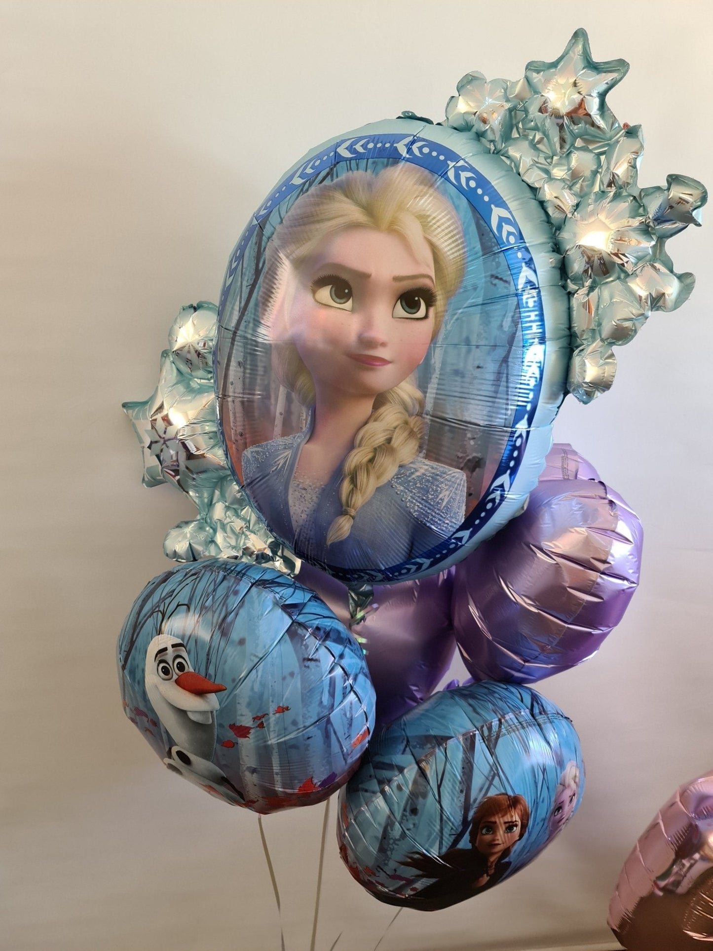Frozen 2 Birthday Helium Balloon Bouquet by UpUpNAwayBalloons