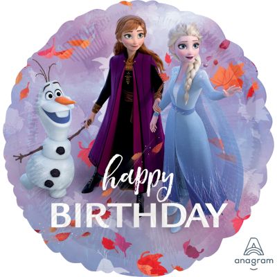 Frozen 2 HB Olaf, Anna & Elsa 45cm Foil Balloon - UpUpNAwayBalloons