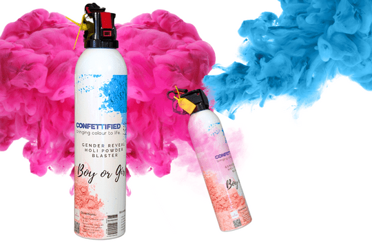 Gender Reveal Powder Mini Smoke Blaster - UpUpNAwayBalloons