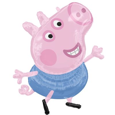 George Peppa Pig Supershape Balloon - UpUpNAwayBalloons