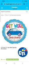 Load image into Gallery viewer, Get Well Soon (7 to choose from) - UpUpNAwayBalloons
