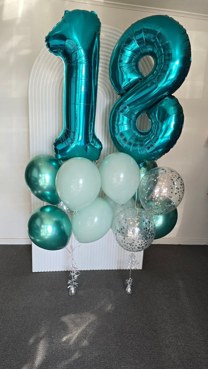 Giant Mega Number Bouquet [Double Digit] - UpUpNAwayBalloons