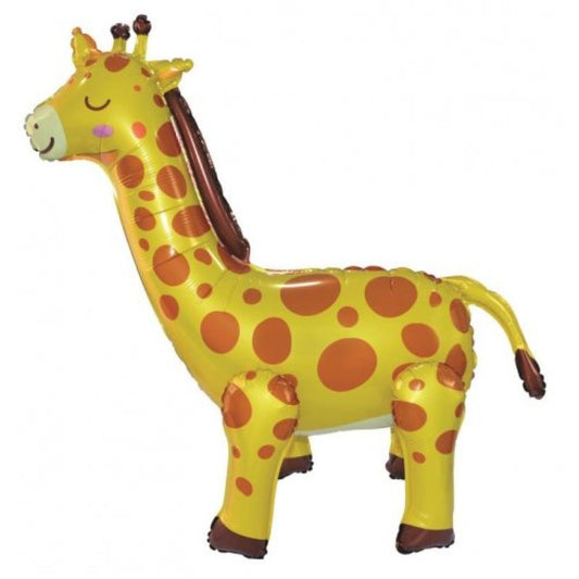 Giraffe air filled standing balloon - UpUpNAwayBalloons