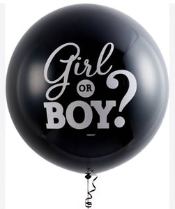 Girl or Boy Gender Reveal Balloon - UpUpNAwayBalloons