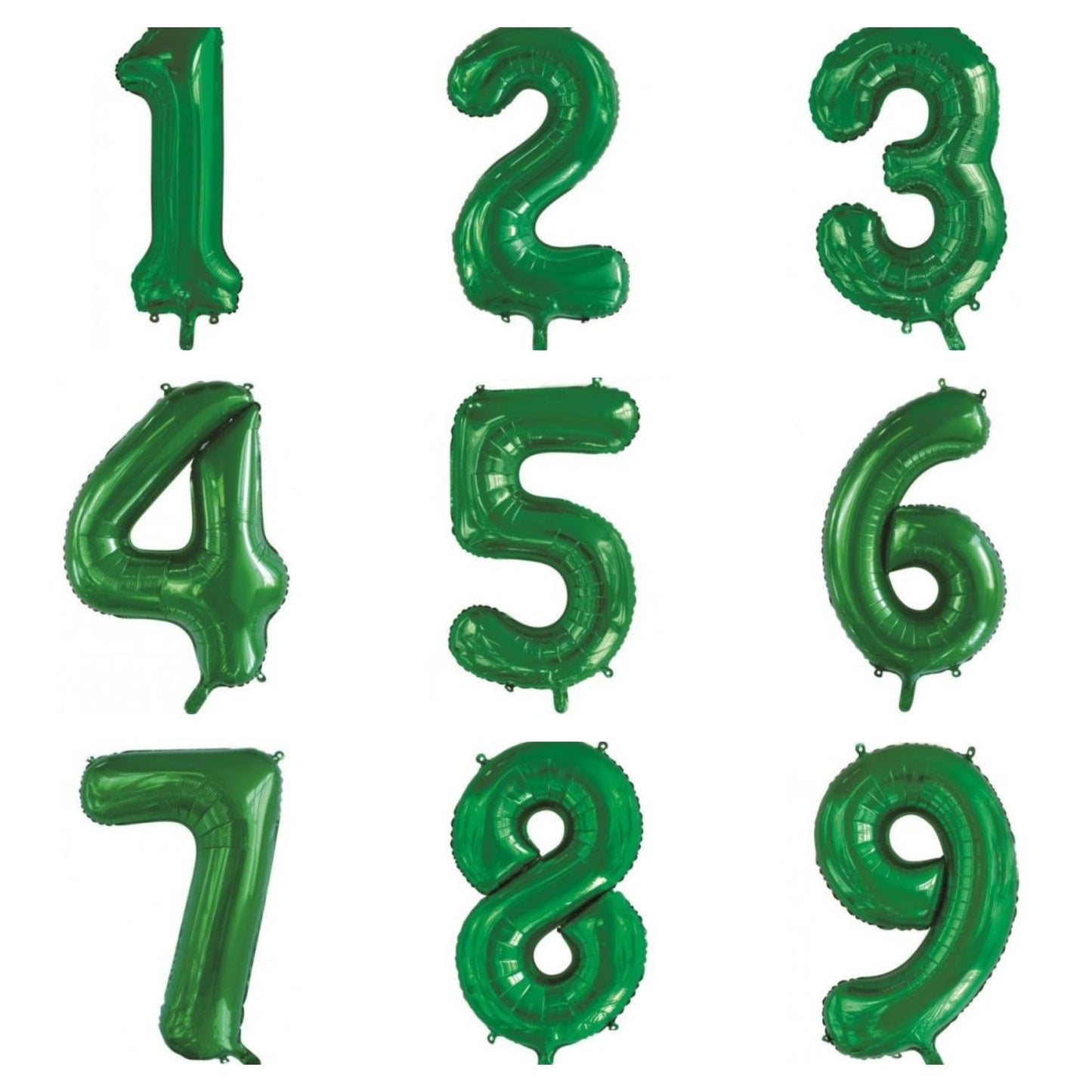 Green Numbers - UpUpNAwayBalloons