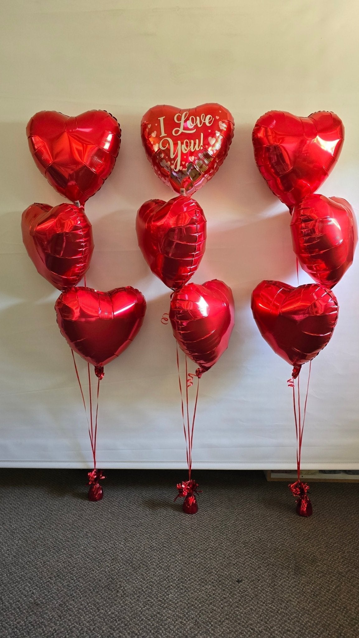 Heart bouquet - UpUpNAwayBalloons