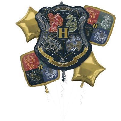 Hogwarts Harry Potter Birthday Helium Balloon Bouquet - UpUpNAwayBalloons