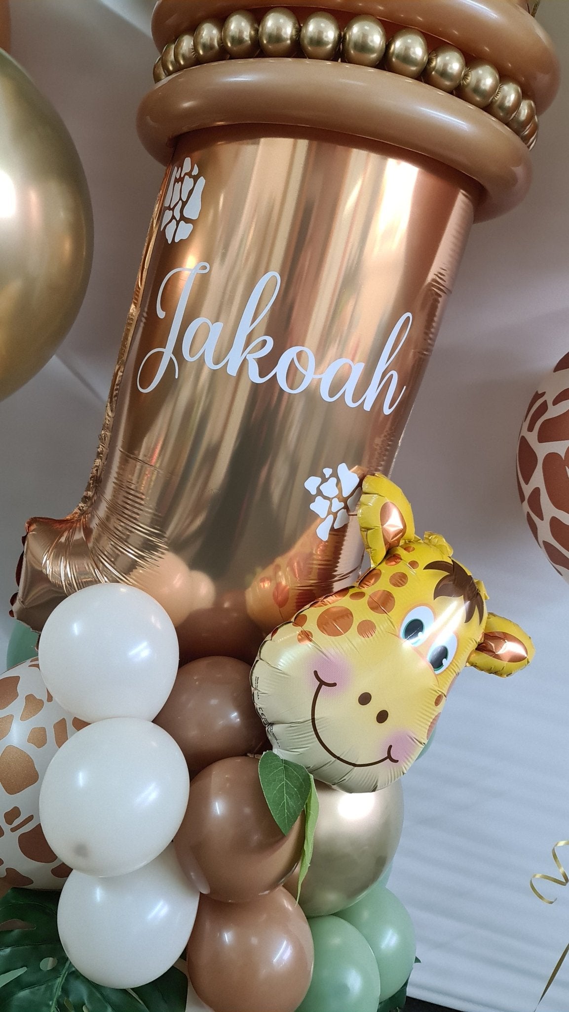 Jungle Theme Personalised 1st Birthday Package 4 - UpUpNAwayBalloons