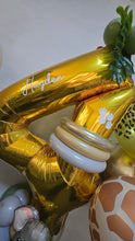 Load image into Gallery viewer, Jungle Theme Personalised 1st Birthday Package 4 - UpUpNAwayBalloons
