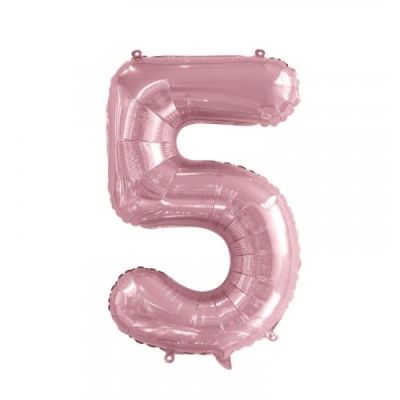 Light Pink Numbers - UpUpNAwayBalloons
