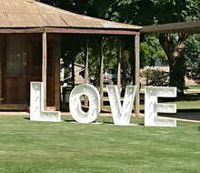 Load image into Gallery viewer, Light Up Love Letters for Hire by UpUpNAwayBalloons
