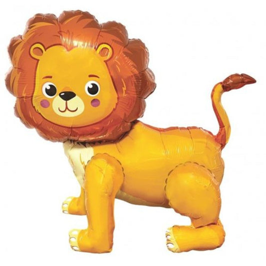 Lion air filled standing balloon - UpUpNAwayBalloons
