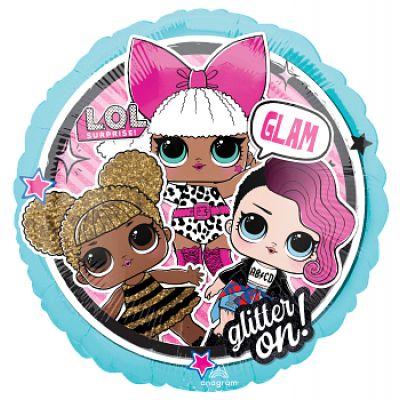 Lol Surprise Glam Glitter On 45cm Foil Balloon - UpUpNAwayBalloons