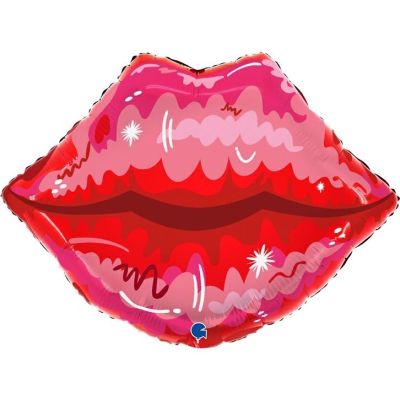 Luscious Lips Supershape Balloon - UpUpNAwayBalloons