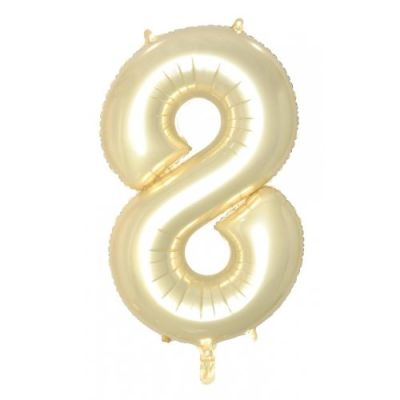 Lux Gold Numbers - UpUpNAwayBalloons