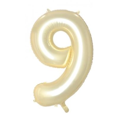 Lux Gold Numbers - UpUpNAwayBalloons