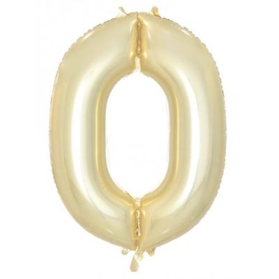 Lux Gold Numbers - UpUpNAwayBalloons