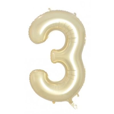 Lux Gold Numbers - UpUpNAwayBalloons