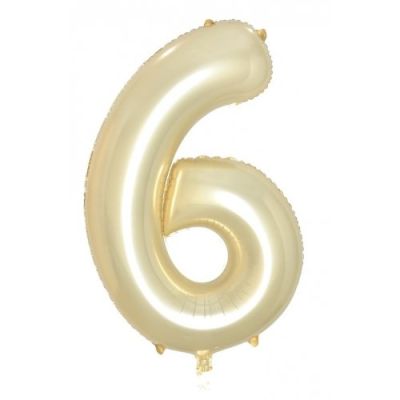 Lux Gold Numbers - UpUpNAwayBalloons