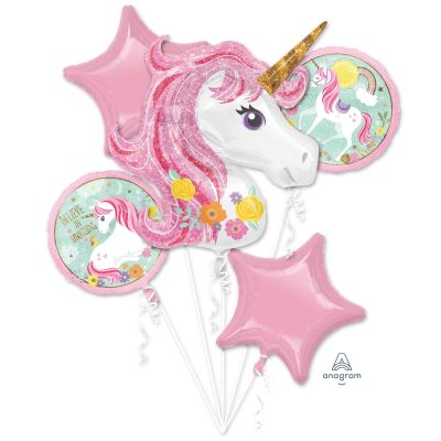 Magical Unicorn Helium Balloon Bouquet - UpUpNAwayBalloons