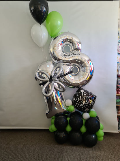 Marquee Style Balloon Numbers Personalised [Double Digit] - UpUpNAwayBalloons