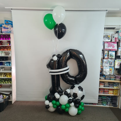 Marquee Style Balloon Numbers Personalised [Double Digit] - UpUpNAwayBalloons