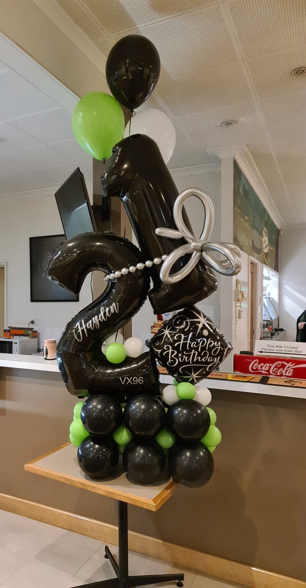 Marquee Style Balloon Numbers Personalised [Double Digit] - UpUpNAwayBalloons