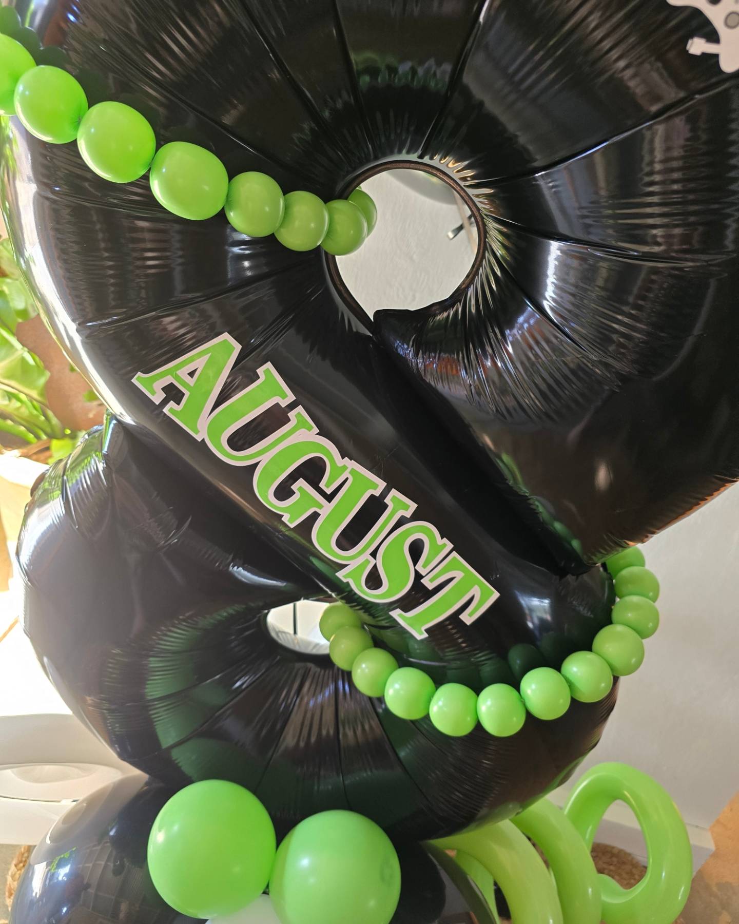 Marquee Style Charachter Theme with Helium Supershape and bouquet Single Balloon Number - UpUpNAwayBalloons