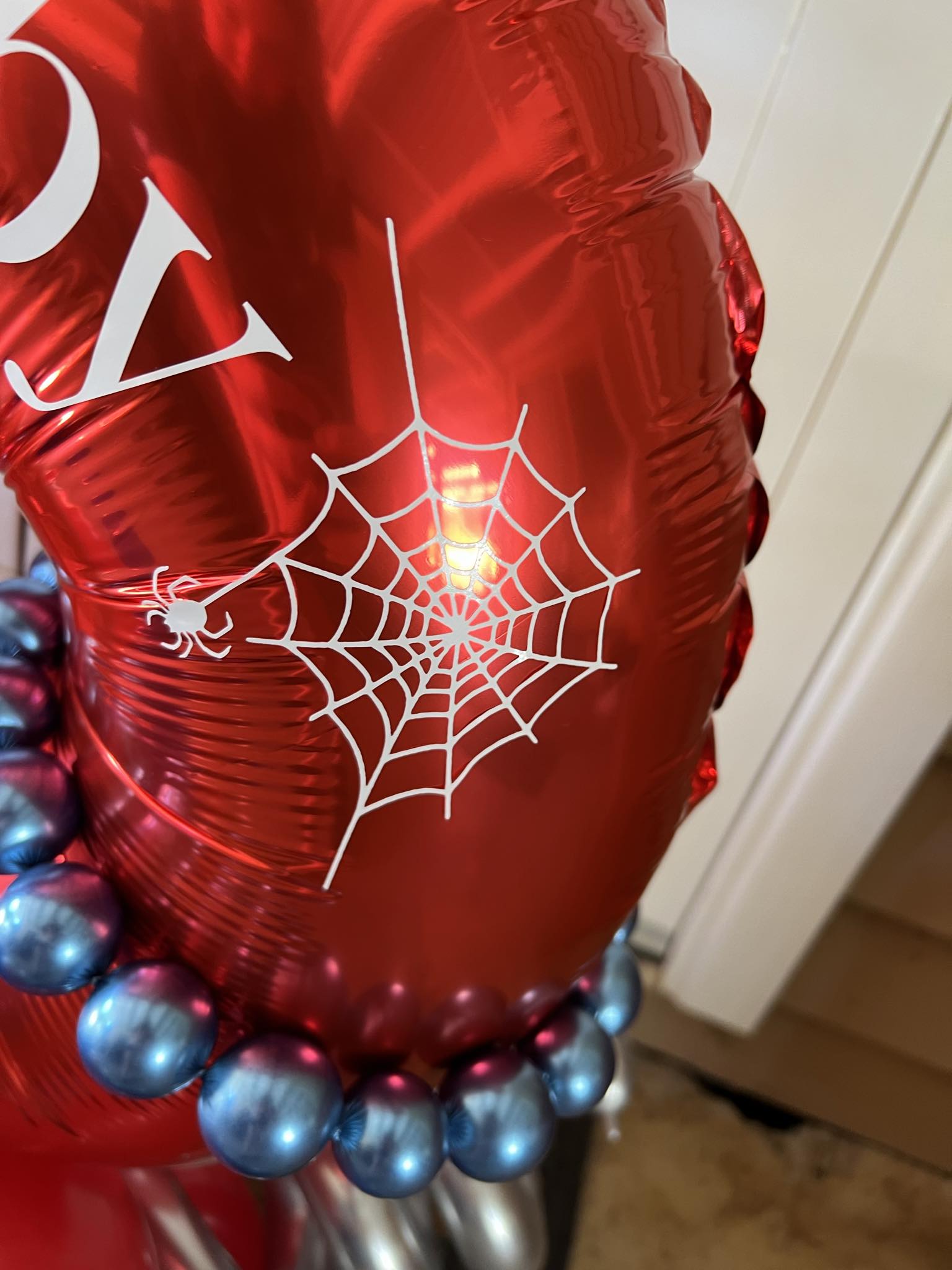 Marquee Style Charachter Theme with Helium Supershape and bouquet Single Balloon Number - UpUpNAwayBalloons