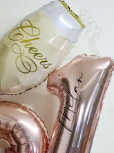Load image into Gallery viewer, Marquee style Helium Personalised Numbers by UpUpNAwayBalloons
