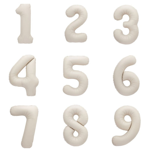 Matte Nude Numbers - UpUpNAwayBalloons
