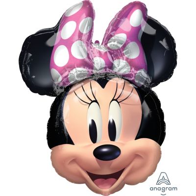 Minnie Mouse Head Disney - UpUpNAwayBalloons
