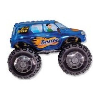 Monster Truck Blue - UpUpNAwayBalloons