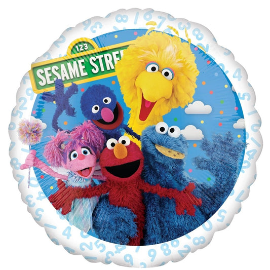 New Sesame Street 45cm Foil balloon - UpUpNAwayBalloons
