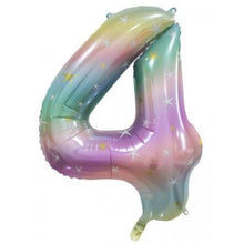 Load image into Gallery viewer, Pastel Rainbow Numbers by UpUpNAwayBalloons
