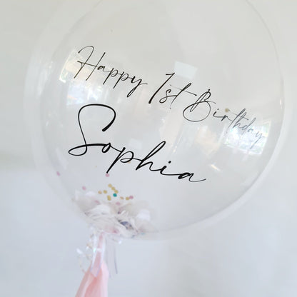 Personalised Bubble Balloons by UpUpNAwayBalloons