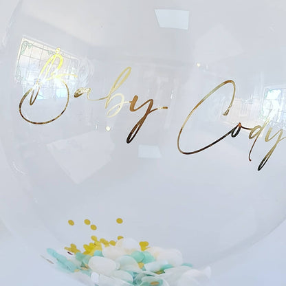 Personalised Bubble Balloons by UpUpNAwayBalloons