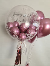 Load image into Gallery viewer, Personalised Deco Bubble Balloons &amp; Table Bouquet by UpUpNAwayBalloons
