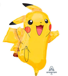 Pikachu Pokemon Supershape Balloon - UpUpNAwayBalloons