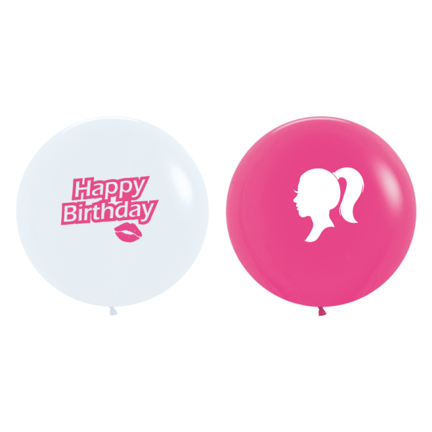 Pink Delight 60cm Pair - UpUpNAwayBalloons