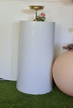 Load image into Gallery viewer, Plinths / Cake Tables for Hire (7 choices) (not available to hire without a backdrop and organic garlands) by UpUpNAwayBalloons
