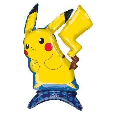 Pokemon Pikachu Aifilled self standing Balloon - UpUpNAwayBalloons